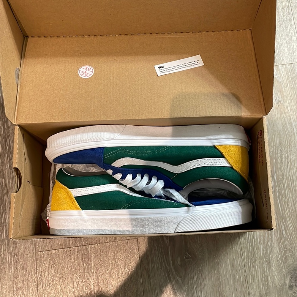 Multi colored vans